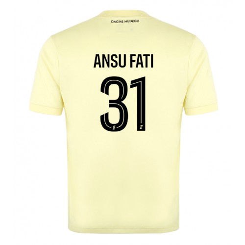 AS Monaco Ansu Fati #31 Replika Tredje Tröja 2025-26 Kortärmad